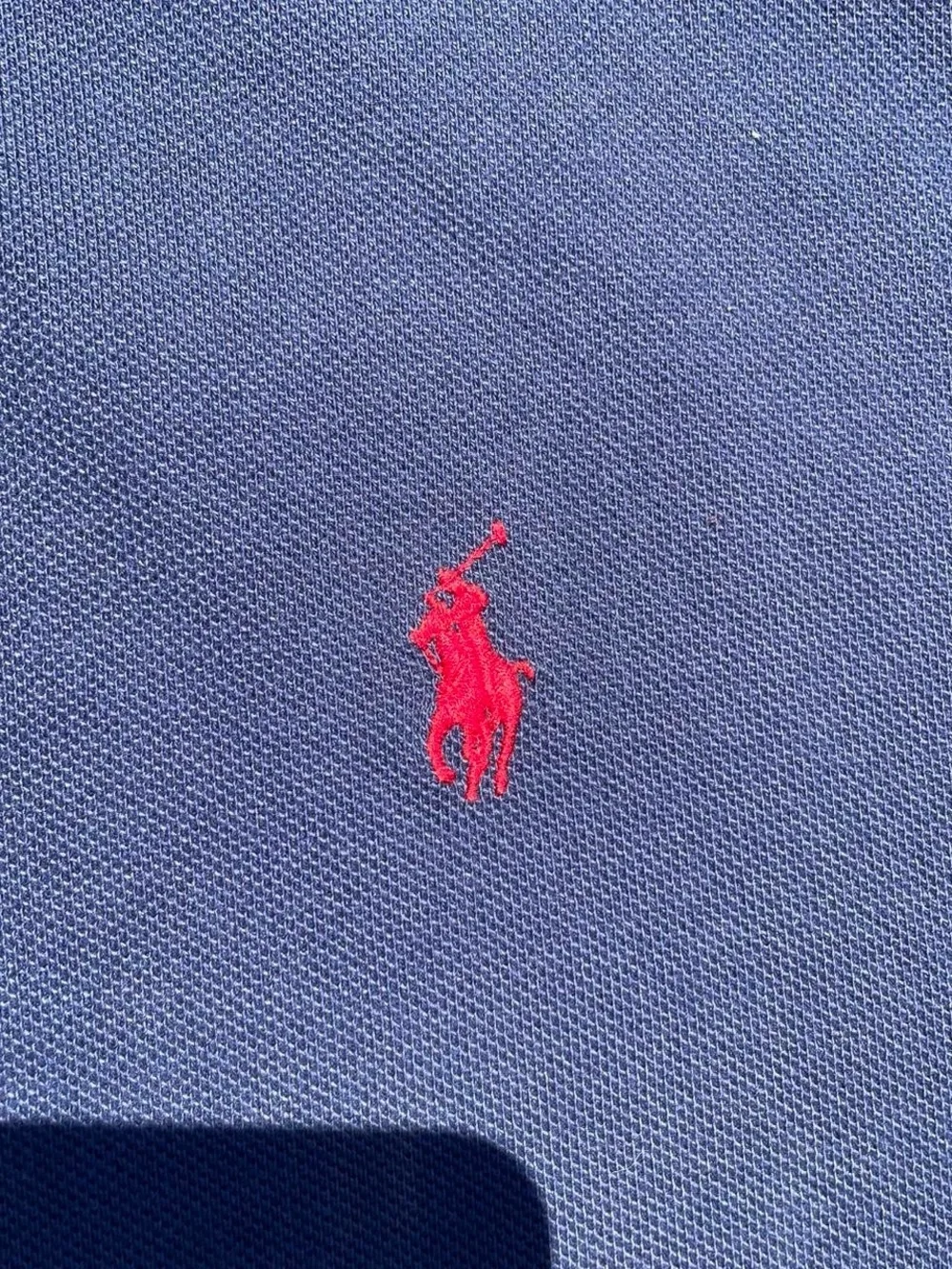 Polo by Ralph Lauren Men's Navy Polo Shirt with Red Pony